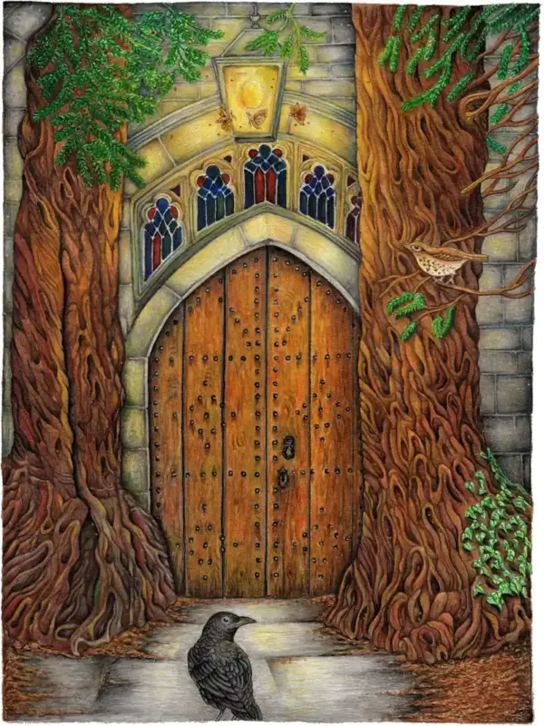 Fine Art Print - Whilst the Thrush Knocks