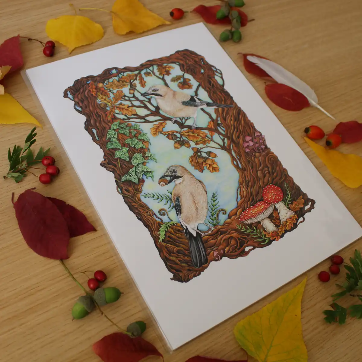 Fine Art Print - Acorn Collectors - Image 2