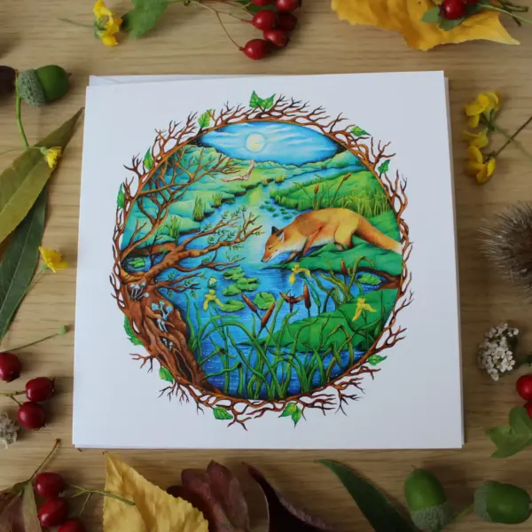 ☐ Greeting Card - By the Light of the Moon