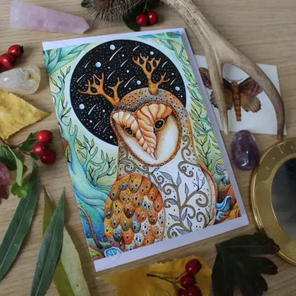 A6 Greeting Card - Keeper of Knowledge