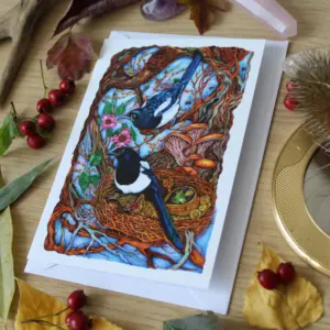 A6 Greeting Card - Two for Joy